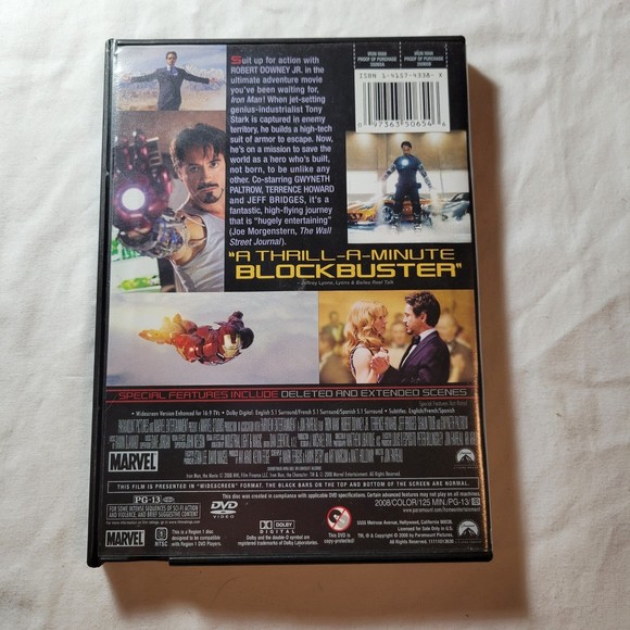 Iron Man DVD - Picture 4 of 4